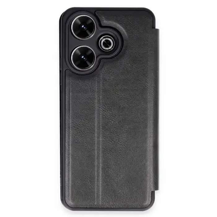 Xiaomi Redmi 13 4g Kılıf Flip Cover - Siyah