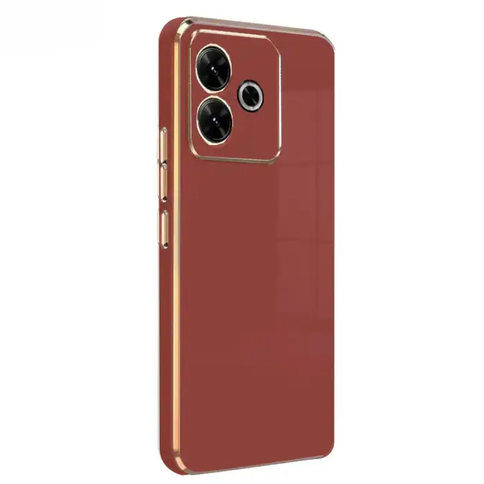 Xiaomi Redmi 13 4g Kılıf Volet Silikon - Kırmızı