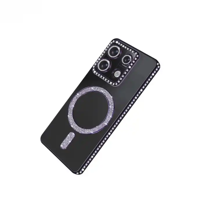 Xiaomi Redmi 13c Joke Simli Magneticsafe Kılıf - Derin Mor