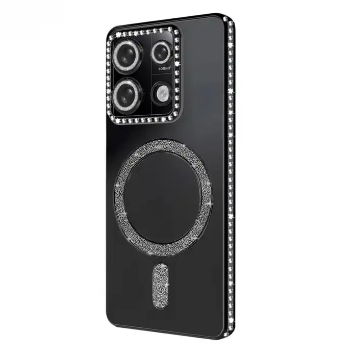 Xiaomi Redmi 13c Joke Simli Magneticsafe Kılıf - Siyah