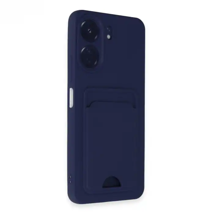 Xiaomi Redmi 13c Kılıf Kelvin Kartvizitli Silikon - Lacivert