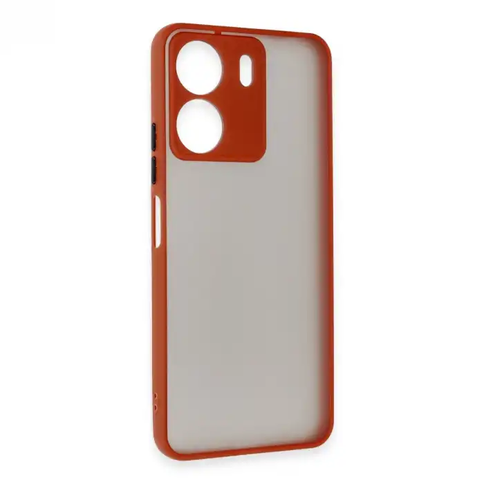 Xiaomi Redmi 13c Kılıf Montreal Silikon Kapak - Kırmızı