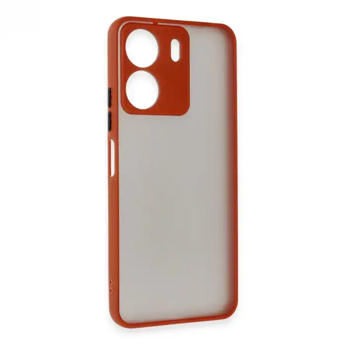 Xiaomi Redmi 13c Kılıf Montreal Silikon Kapak - Kırmızı