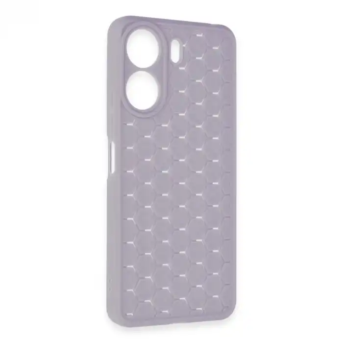 Xiaomi Redmi 13c Kılıf Petek Silikon Kapak - Lila