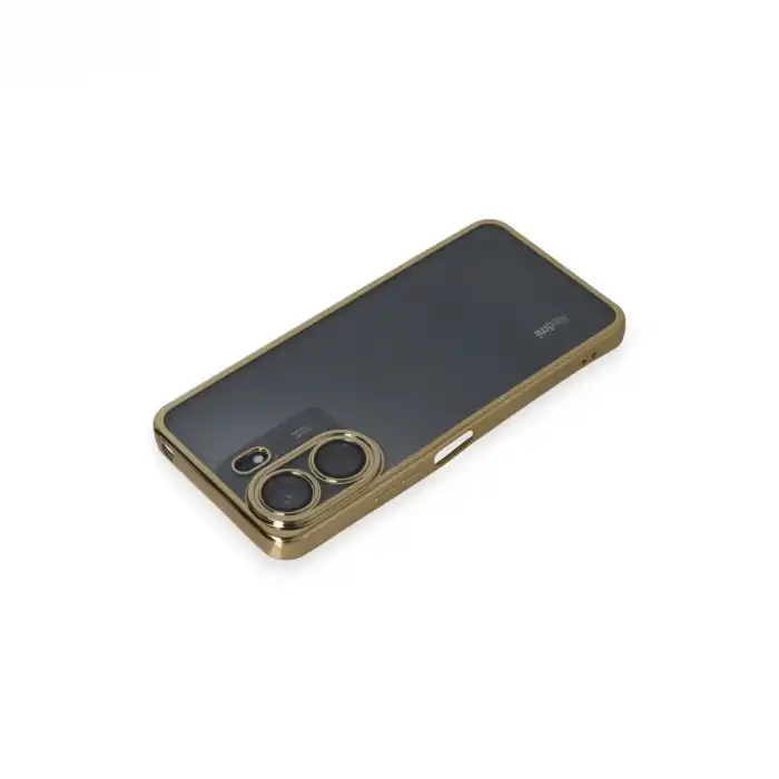 Xiaomi Redmi 13c Kılıf Razer Lensli Silikon - Gold
