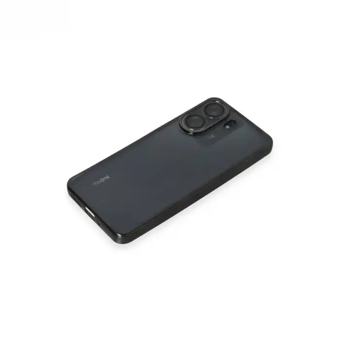 Xiaomi Redmi 13c Kılıf Razer Lensli Silikon - Siyah