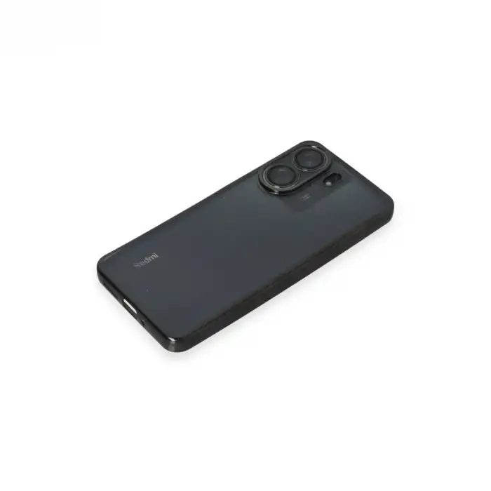 Xiaomi Redmi 13c Kılıf Razer Lensli Silikon - Siyah