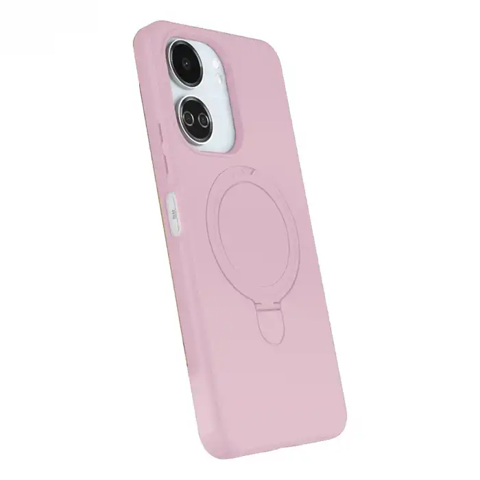 Xiaomi Redmi 13c Regal Magsafe Standlı Kapak - Açık Pembe