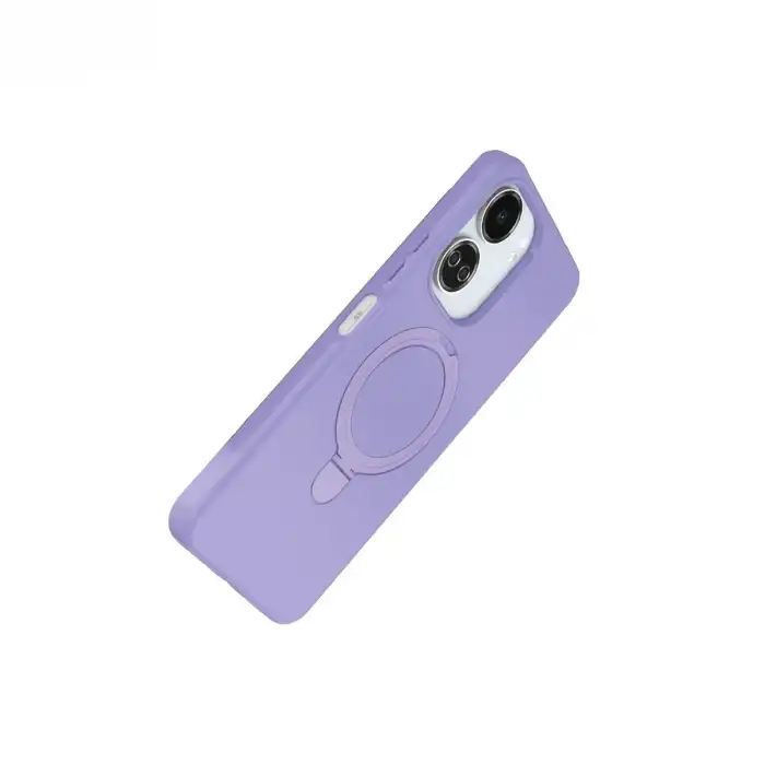 Xiaomi Redmi 13c Regal Magsafe Standlı Kapak - Lila