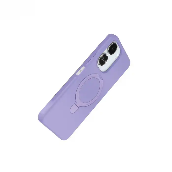 Xiaomi Redmi 13c Regal Magsafe Standlı Kapak - Lila
