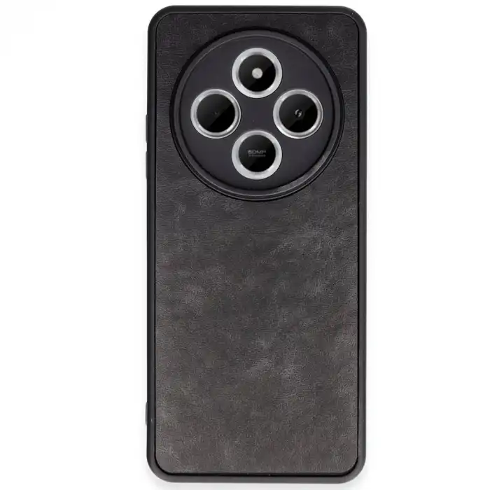Xiaomi Redmi 14c Kılıf Aras Deri Kapak - Siyah