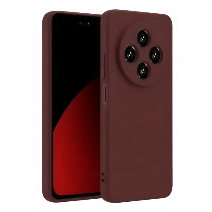 Xiaomi Redmi 14c Kılıf First Silikon - Bordo
