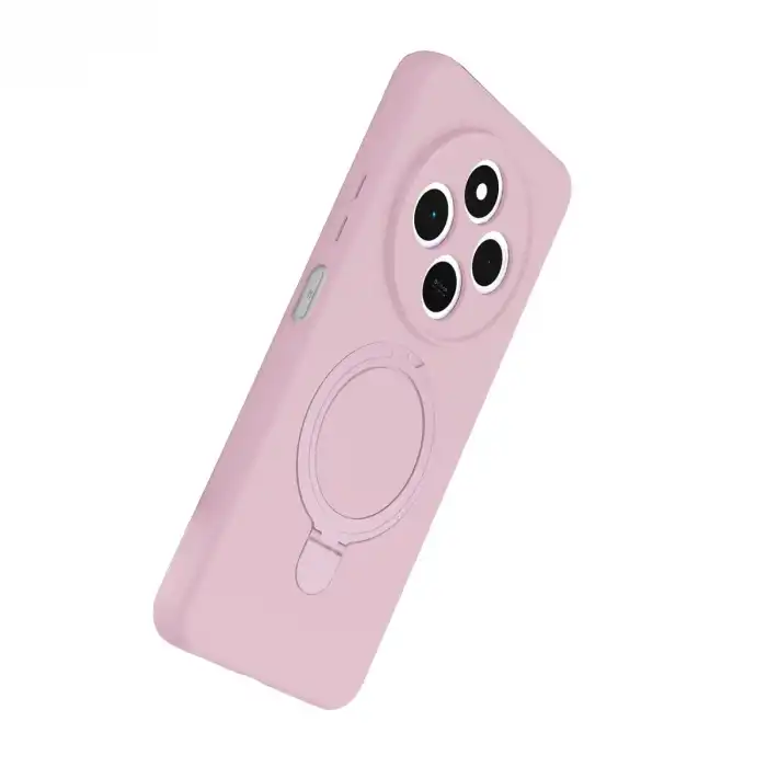 Xiaomi Redmi 14c Regal Magsafe Standlı Kapak - Açık Pembe