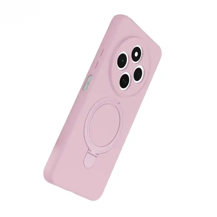 Xiaomi Redmi 14c Regal Magsafe Standlı Kapak - Açık Pembe