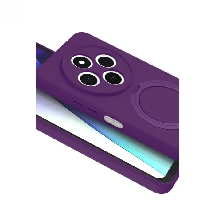 Xiaomi Redmi 14c Regal Magsafe Standlı Kapak - Derin Mor