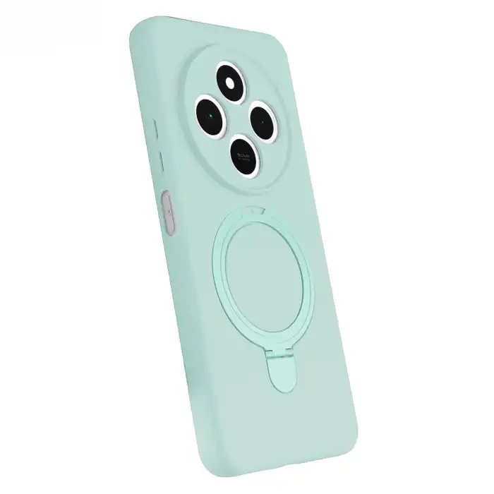 Xiaomi Redmi 14c Regal Magsafe Standlı Kapak - Su Yeşili