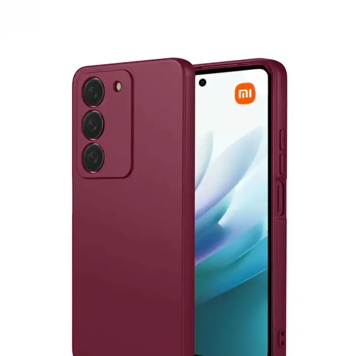 Xiaomi Redmi 15 4g First Silikon - Bordo