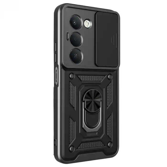 Xiaomi Redmi 15 4g Pars Lens Yüzüklü Silikon - Siyah