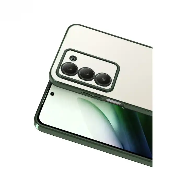 Xiaomi Redmi 15 4g Razer Lensli Silikon - Yeşil