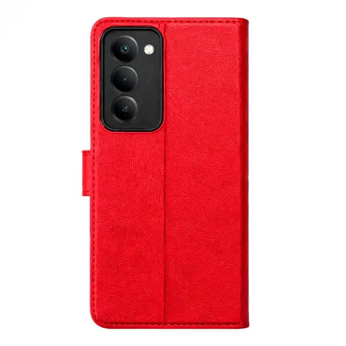 Xiaomi Redmi 15 5g Trend S Plus Kapaklı Kılıf - Kırmızı