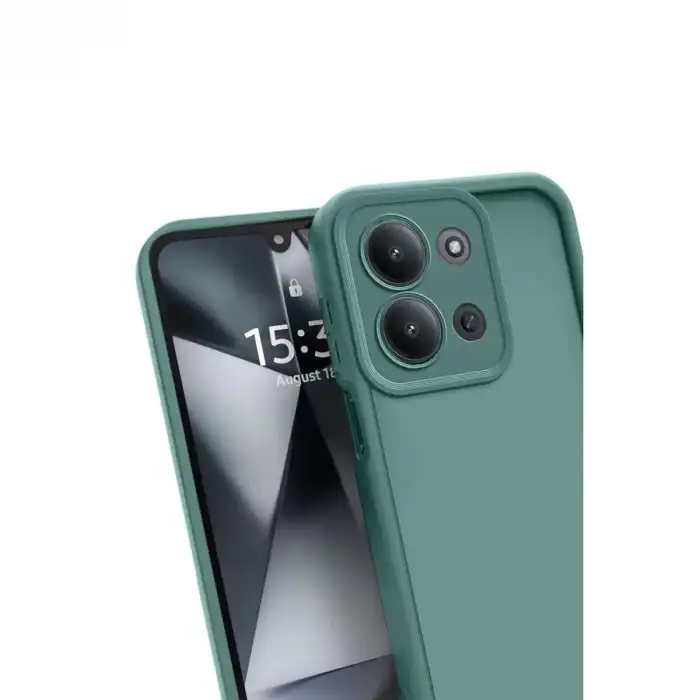 Xiaomi Redmi 15c 4g Viera Silikon - Koyu Yeşil