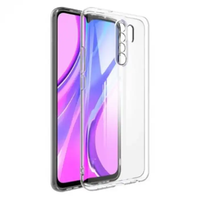 Xiaomi Redmi 9 Kılıf Lüx Şeffaf Silikon - Şeffaf