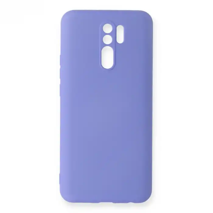 Xiaomi Redmi 9 Kılıf Nano İçi Kadife Silikon - Lila
