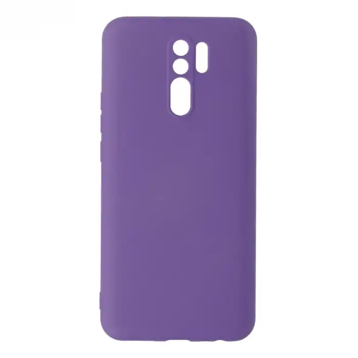 Xiaomi Redmi 9 Kılıf Nano İçi Kadife Silikon - Mor