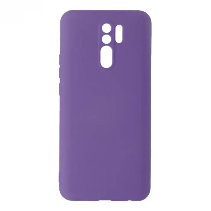 Xiaomi Redmi 9 Kılıf Nano İçi Kadife Silikon - Mor