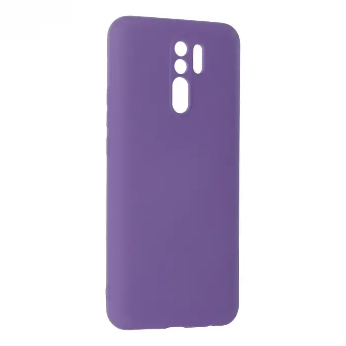 Xiaomi Redmi 9 Kılıf Nano İçi Kadife Silikon - Mor
