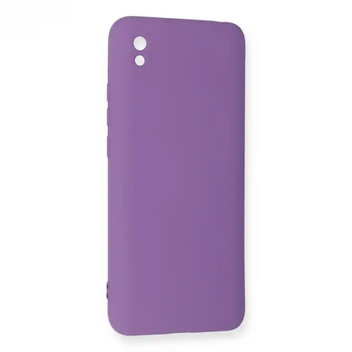 Xiaomi Redmi 9a Kılıf Nano İçi Kadife Silikon - Mor