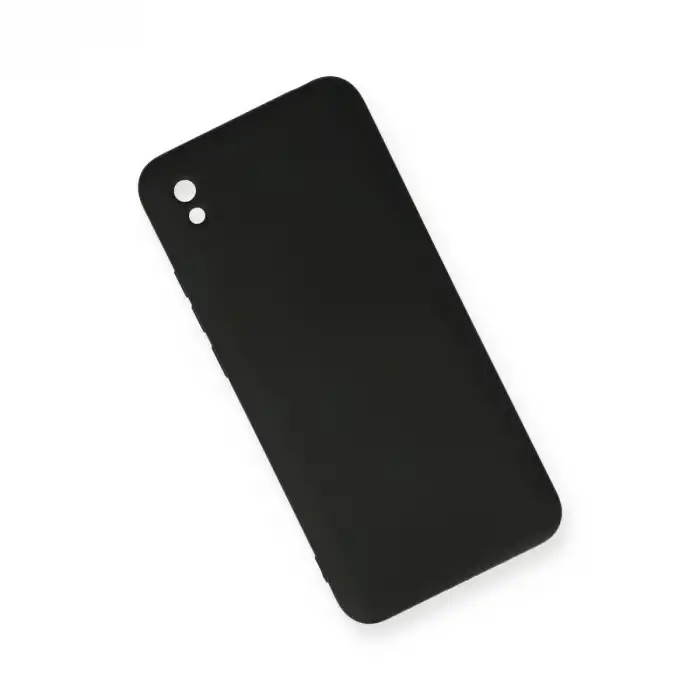 Xiaomi Redmi 9a Kılıf Nano İçi Kadife Silikon - Siyah