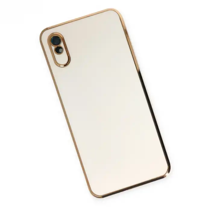 Xiaomi Redmi 9a Kılıf Volet Silikon - Beyaz