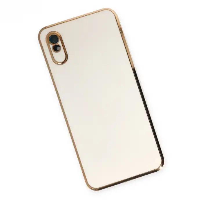Xiaomi Redmi 9a Kılıf Volet Silikon - Beyaz