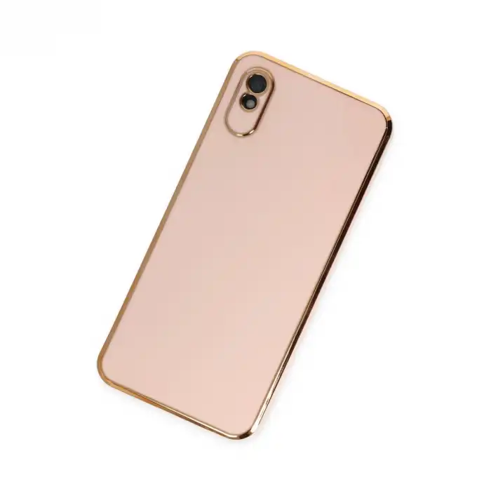 Xiaomi Redmi 9a Kılıf Volet Silikon - Pembe