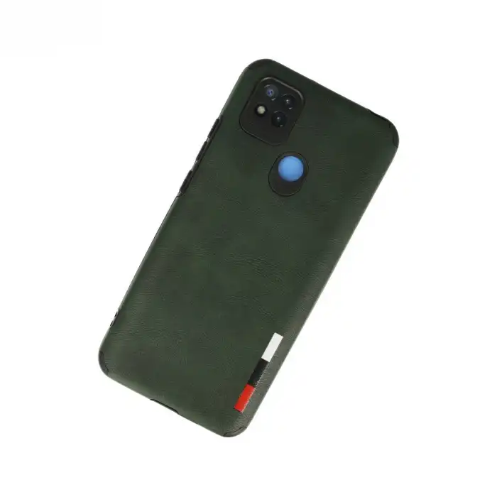 Xiaomi Redmi 9c Kılıf Loop Deri Silikon - Yeşil