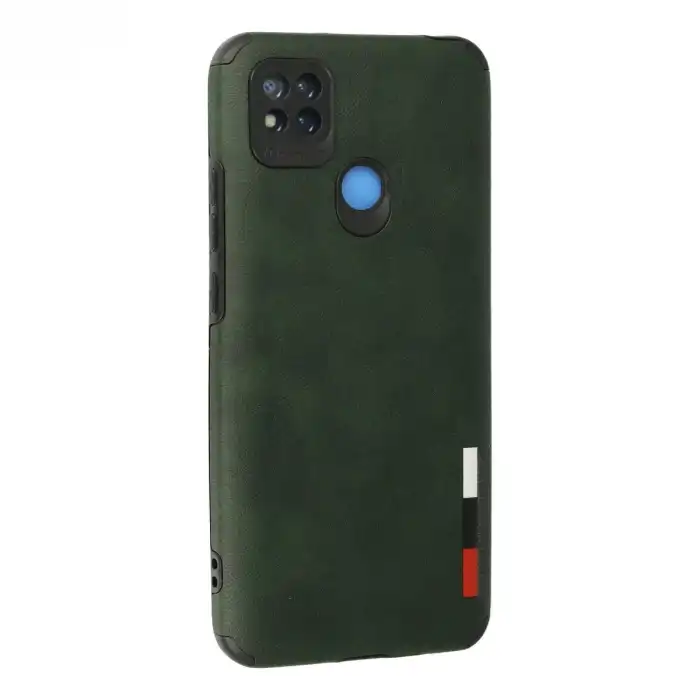 Xiaomi Redmi 9c Kılıf Loop Deri Silikon - Yeşil