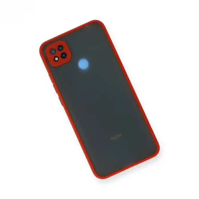 Xiaomi Redmi 9c Kılıf Montreal Silikon Kapak - Kırmızı
