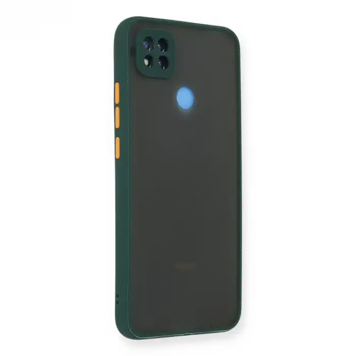 Xiaomi Redmi 9c Kılıf Montreal Silikon Kapak - Yeşil