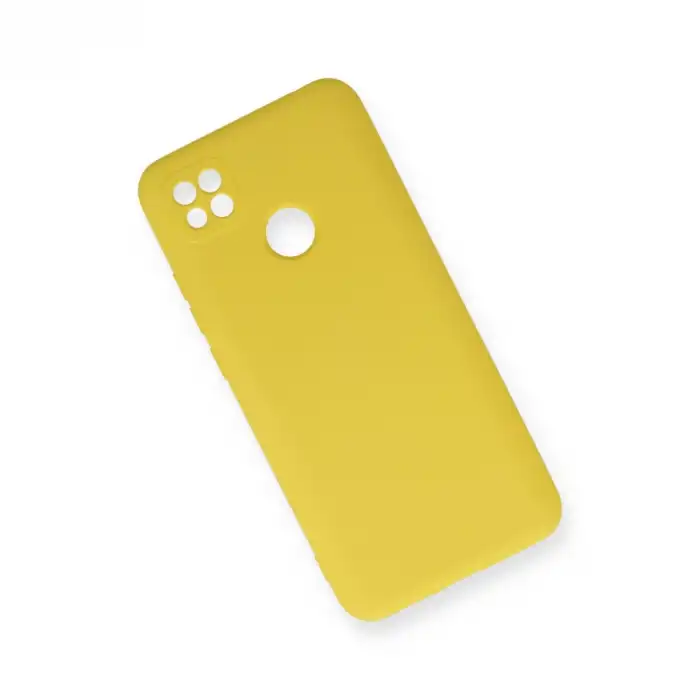 Xiaomi Redmi 9c Kılıf Nano İçi Kadife Silikon - Sarı