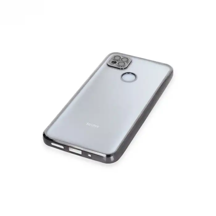 Xiaomi Redmi 9c Kılıf Razer Lensli Silikon - Siyah