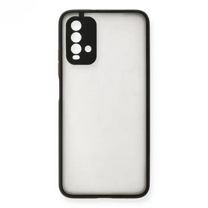 Xiaomi Redmi 9t Kılıf Montreal Silikon Kapak - Siyah