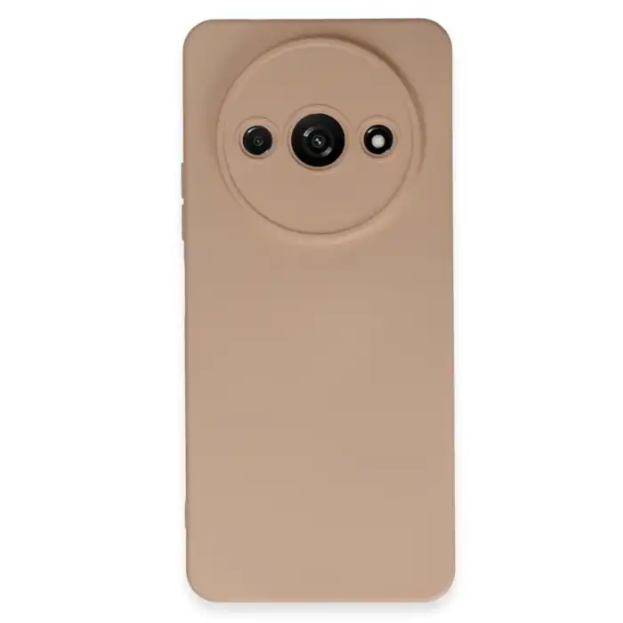Xiaomi Redmi A3 4g Kılıf Nano İçi Kadife Silikon - Pudra