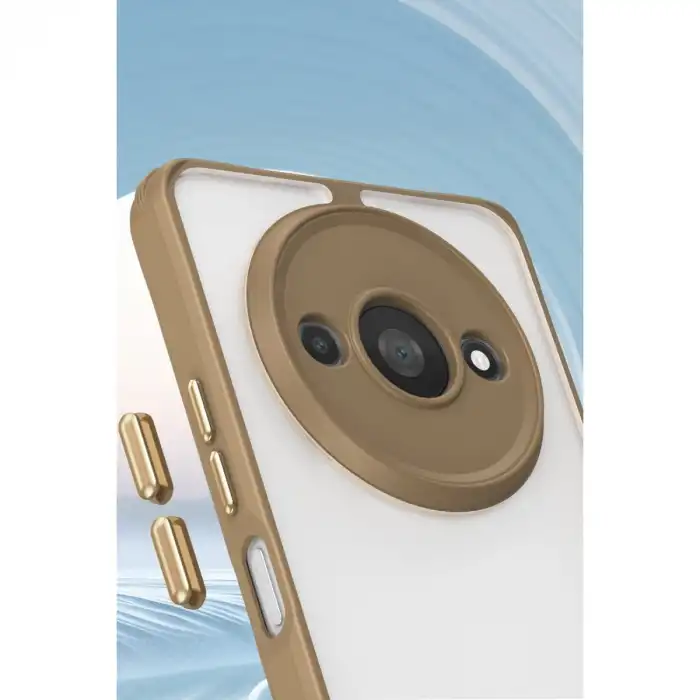 Xiaomi Redmi A3 4g Kılıf Penta Silikon Kılıf - Çöl Titanyum