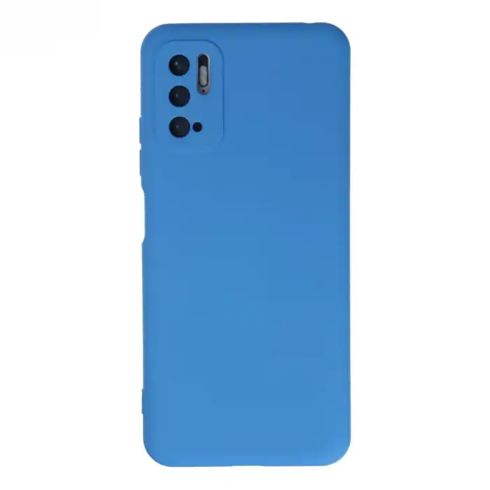 Xiaomi Redmi Note 10 5g Kılıf Nano İçi Kadife Silikon - Mavi