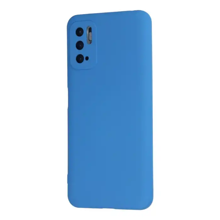 Xiaomi Redmi Note 10 5g Kılıf Nano İçi Kadife Silikon - Mavi