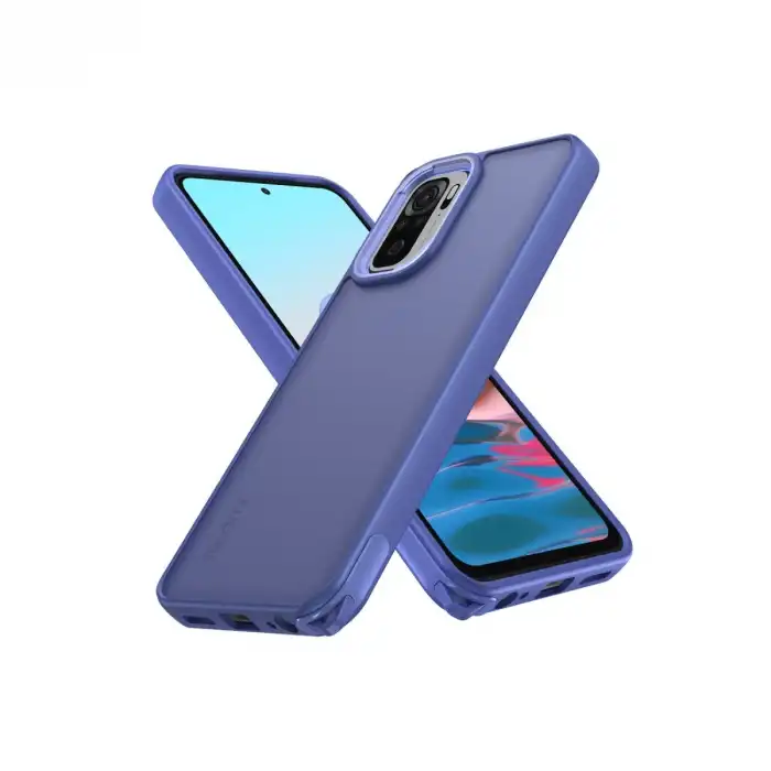 Xiaomi Redmi Note 10 Pro Kılıf Elegant Kapak - Açık Mavi