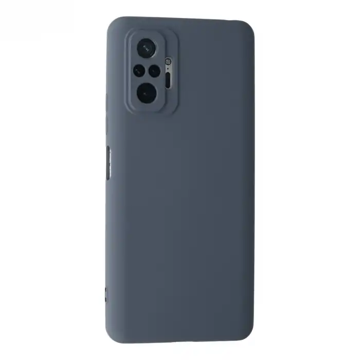 Xiaomi Redmi Note 10 Pro Kılıf Nano İçi Kadife Silikon - Gri