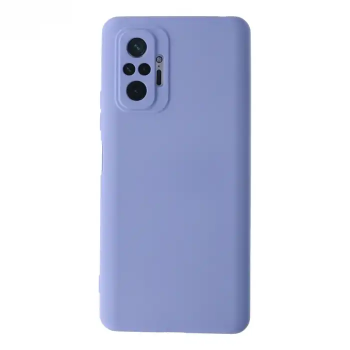 Xiaomi Redmi Note 10 Pro Kılıf Nano İçi Kadife Silikon - Lila