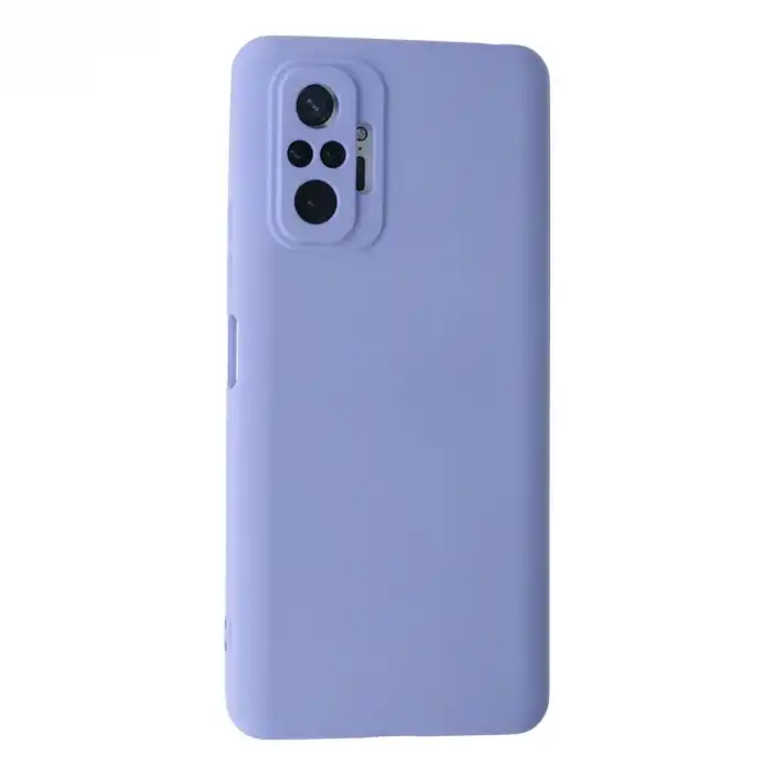 Xiaomi Redmi Note 10 Pro Kılıf Nano İçi Kadife Silikon - Lila